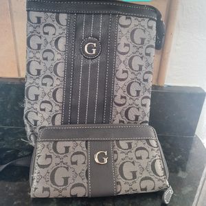 Cross body purse and wallet